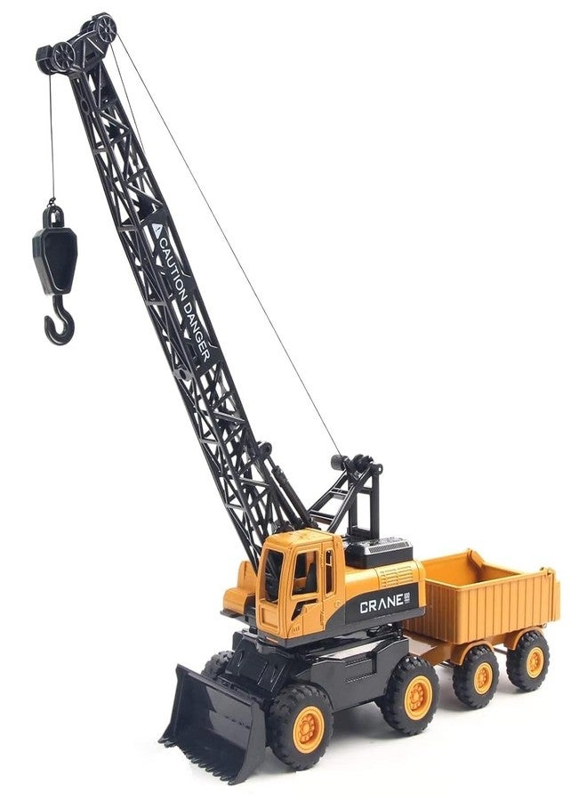 RAHU Crane Toy Construction Vehicles Model Car, Toy Truck Gifts for Kids Boys Toddler 3 4 5 Years Old - Image 1